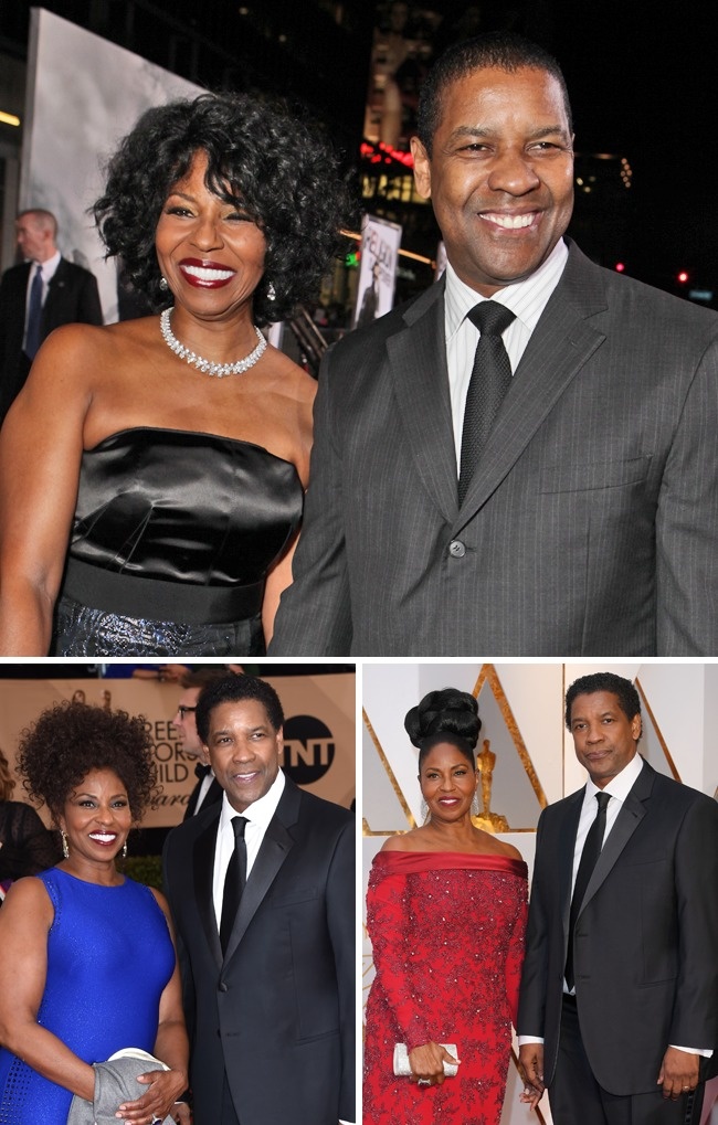 Дензел Вашингтон и Паулетта Пирсон