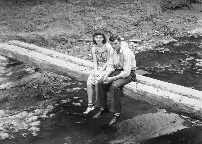 Хелен и Кеннет Фелумли в молодости