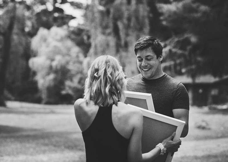 Трогательное сообщение о беременности