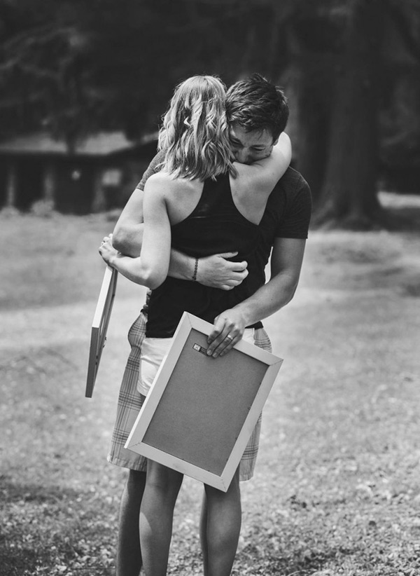 Трогательное сообщение о беременности