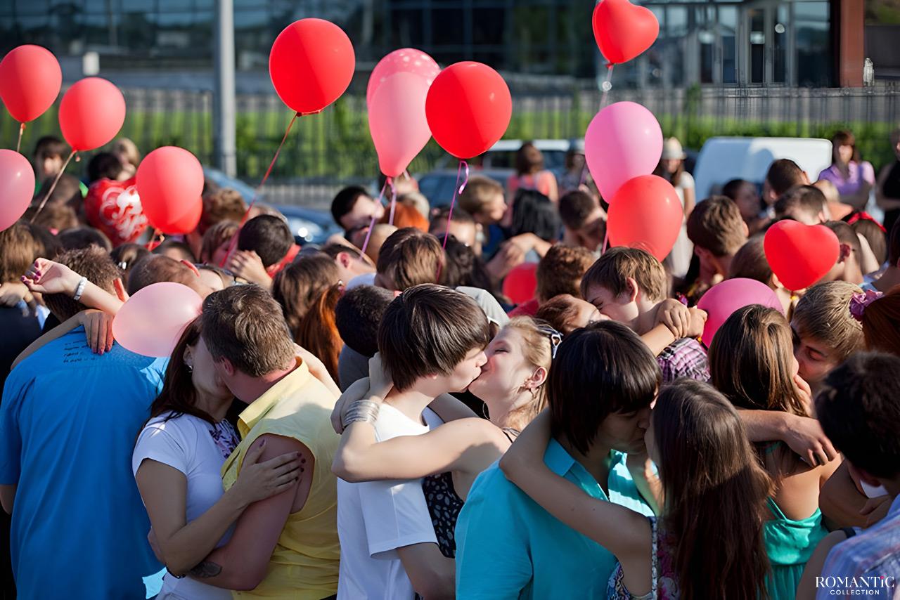 Празднование Всемирного дня поцелуя