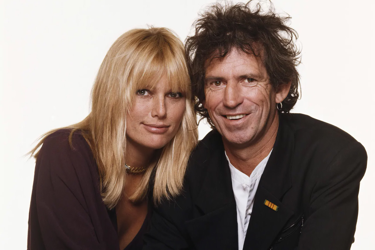 Кит Ричардс и Патти Хансен