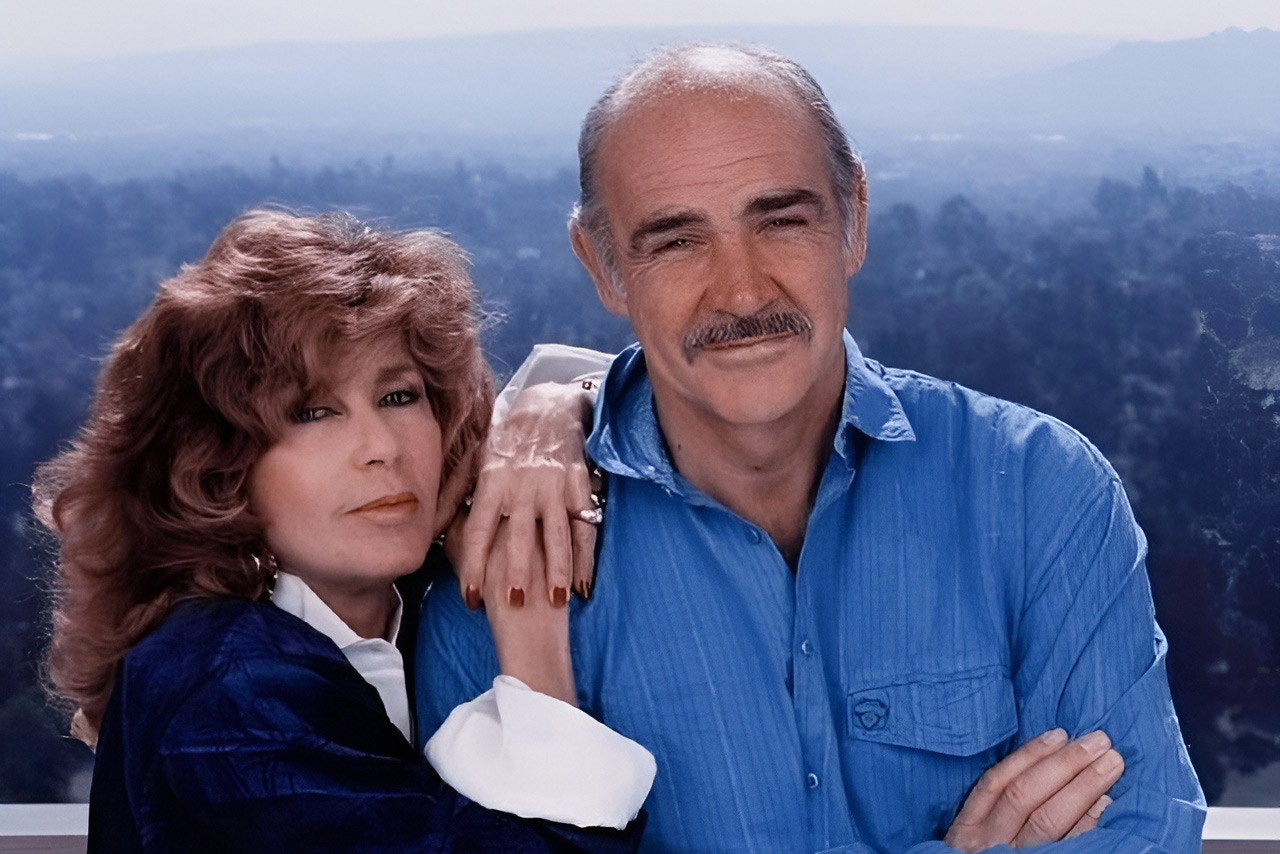 Шон Коннери и Мишелин Рокбрюн