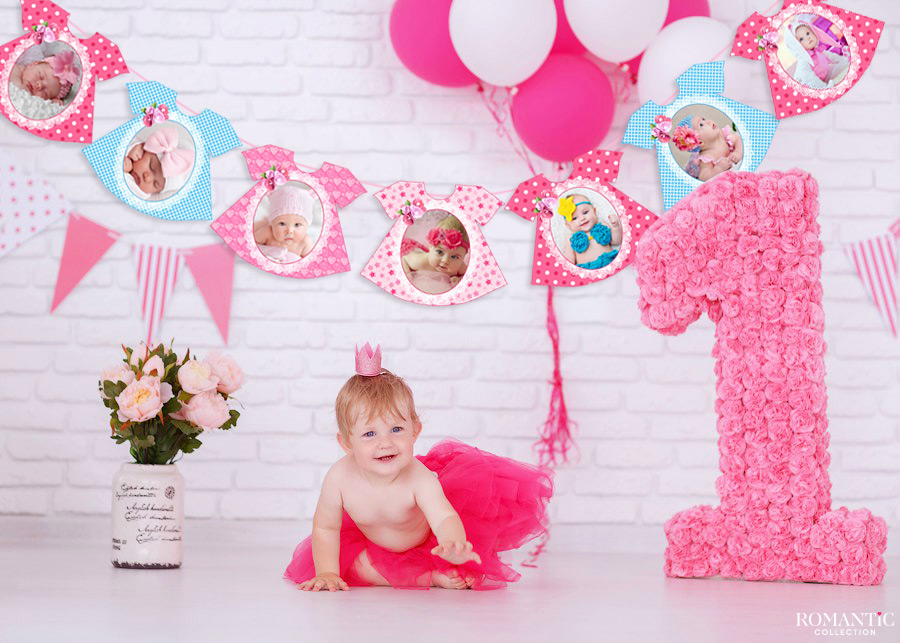 Гирлянды на первый день рождения малыша