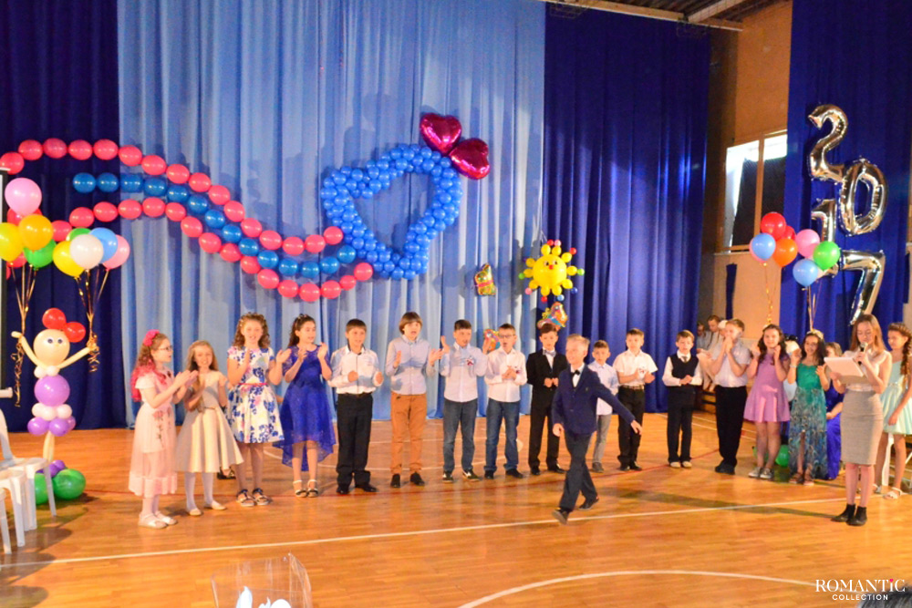 Как украсить зал к выпускному в начальной школе