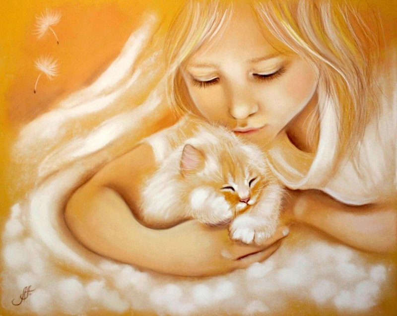 Просто это был ангел