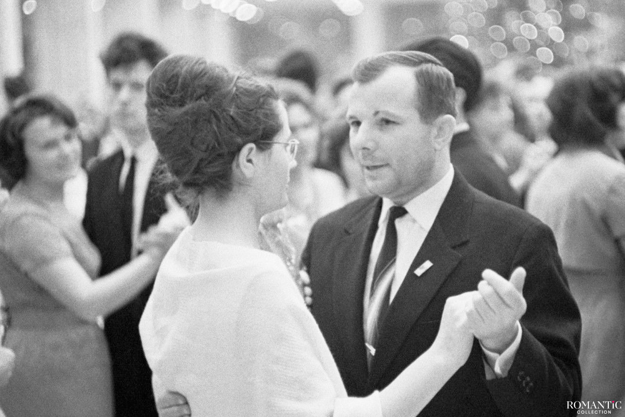 Юрий Гагарин с женой Валентиной