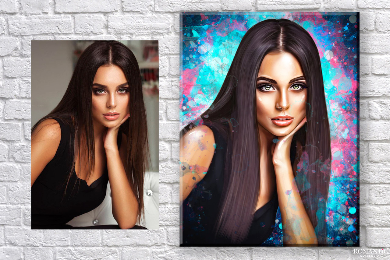 Этапы создания портрета по фотографии