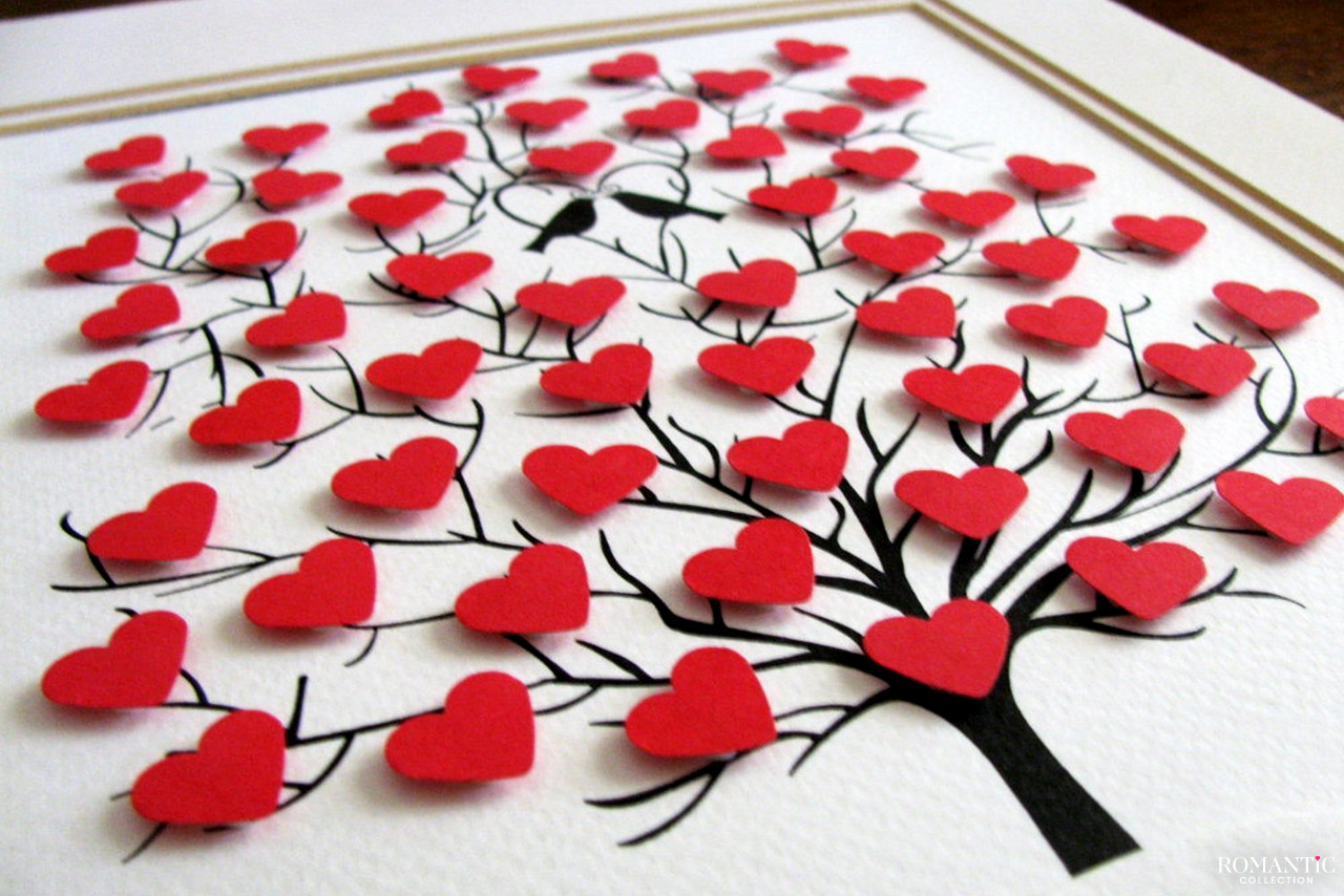 Дерево на 14 февраля своими руками – пошаговая инструкция