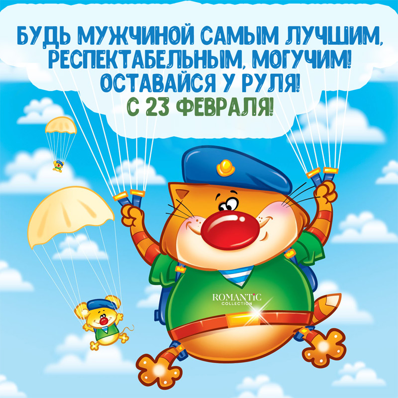 Короткие поздравления на 23 Февраля с юмором