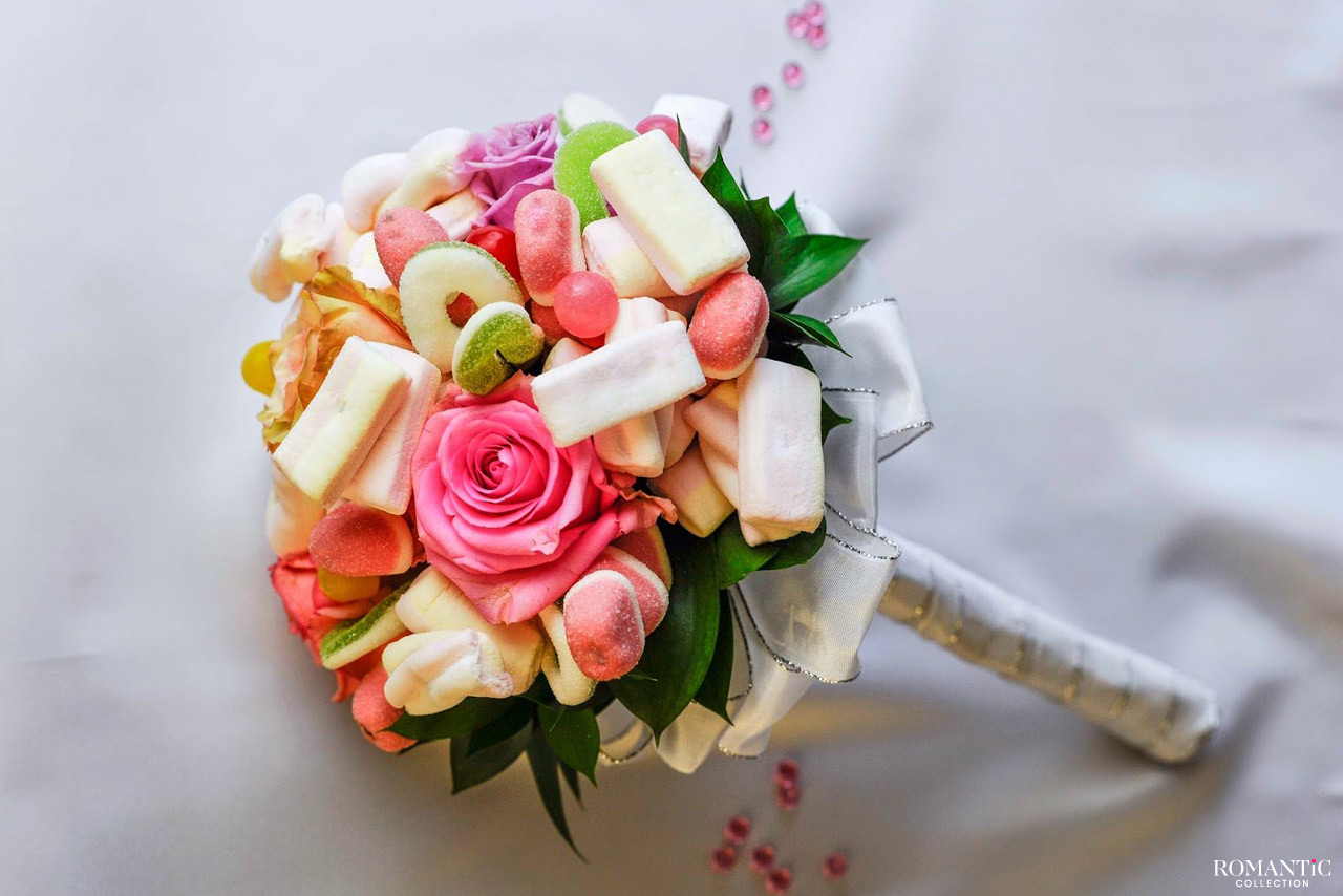 Сладкий букет на свадьбу