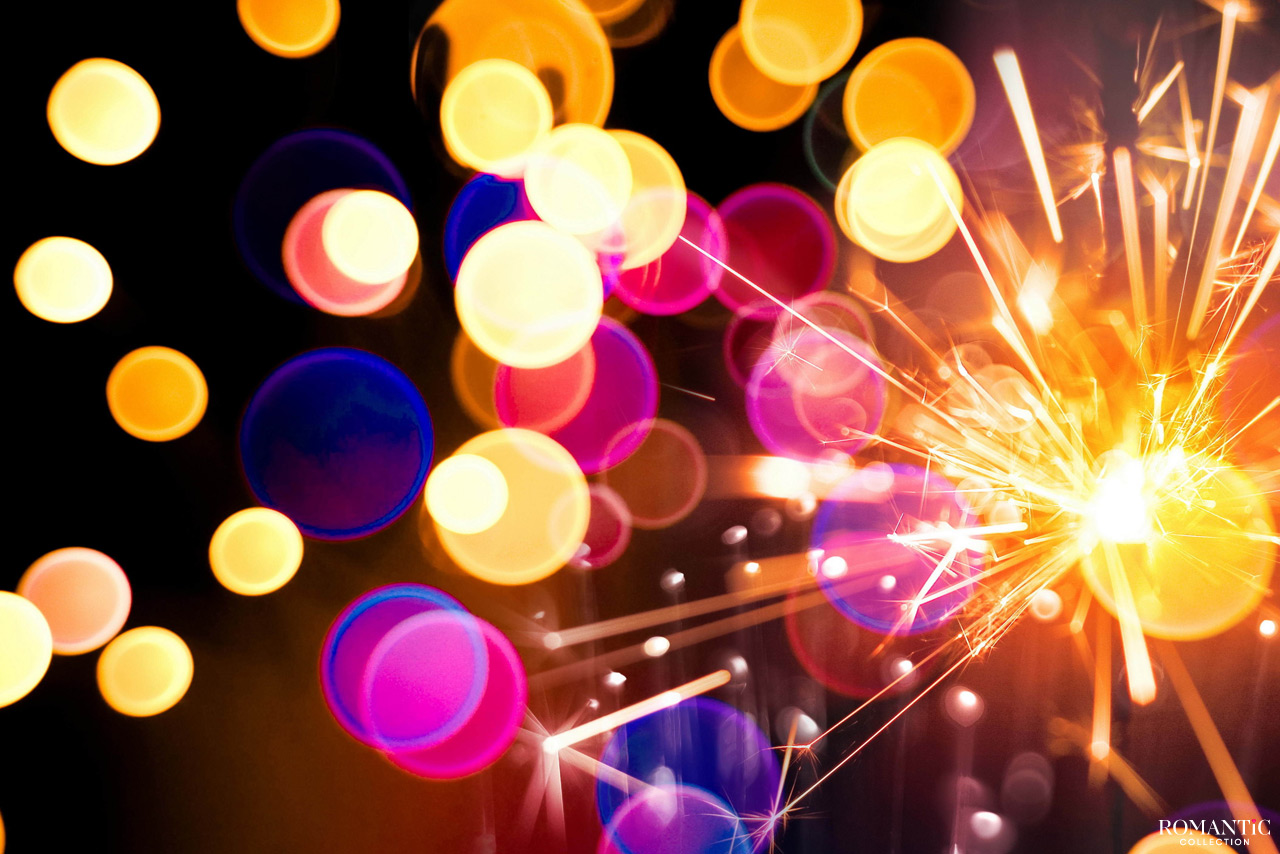 Цветные бенгальские огни