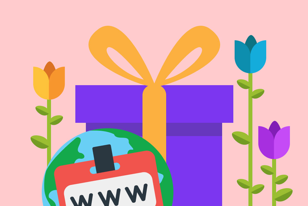 Выбор доменного имени в подарок любимой девушке