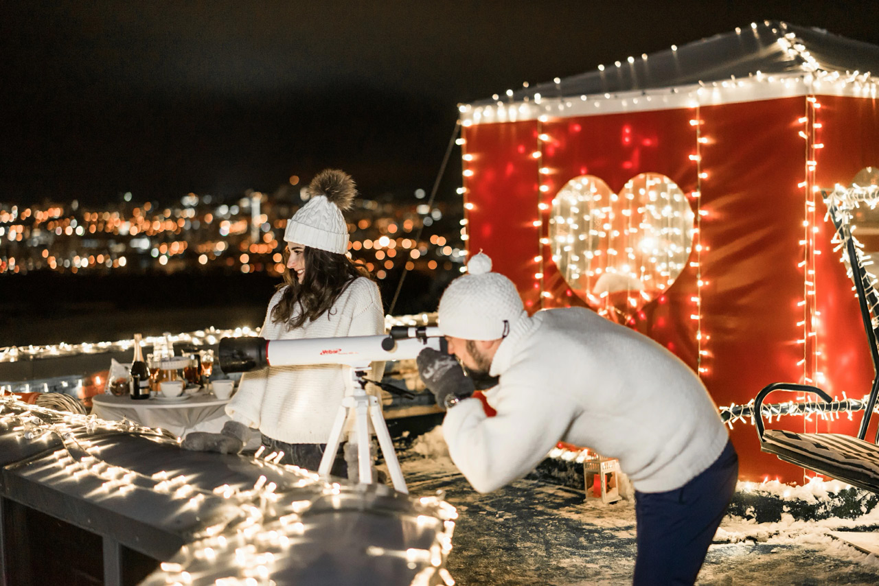 Варианты свиданий на крыше