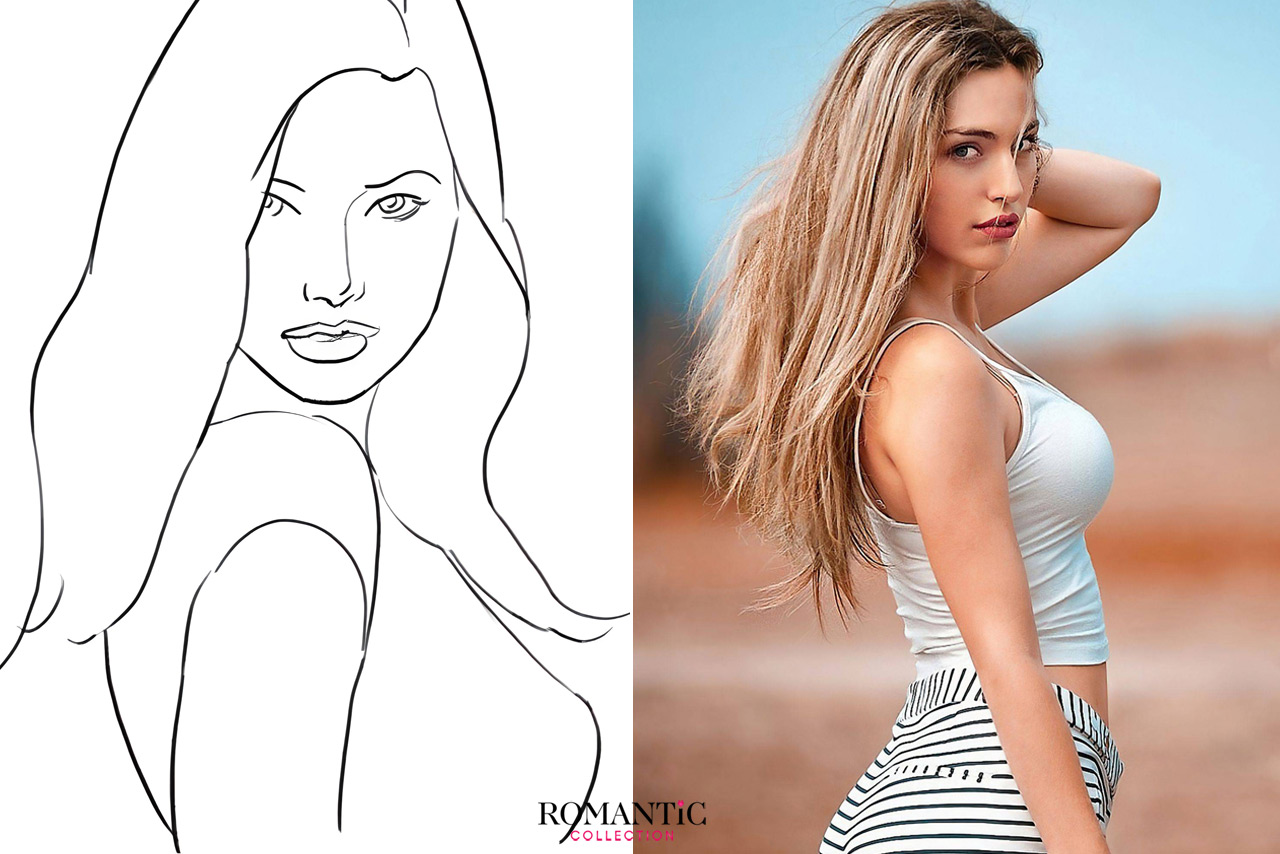 Эффектная позиция для фото