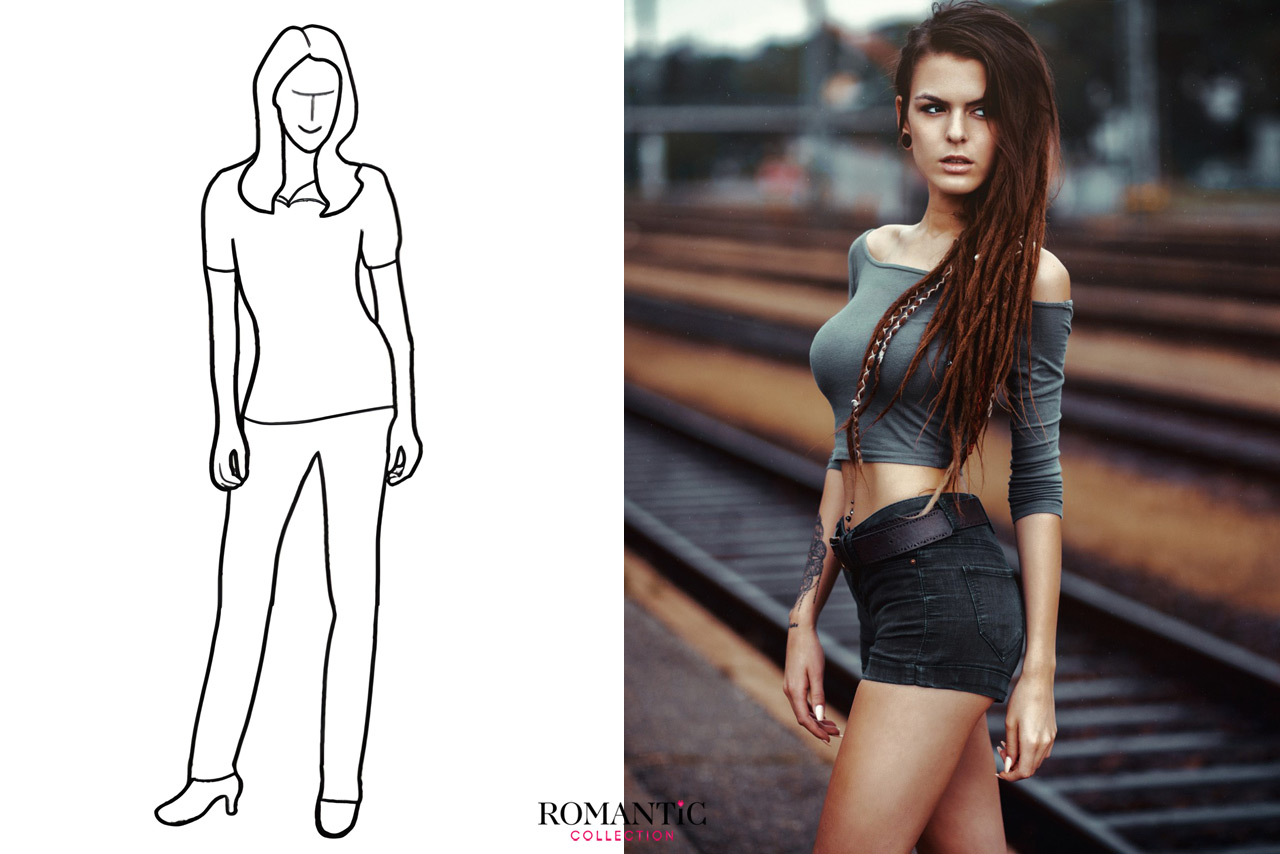 Поза с расслабленными руками