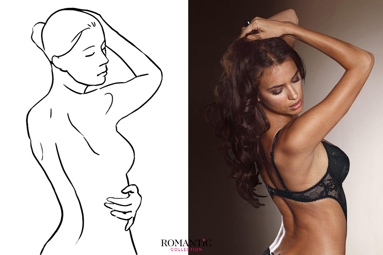 Позиция для фото со спины