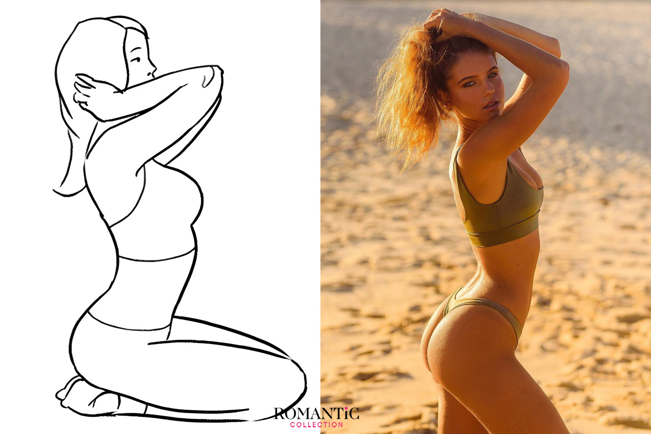 Позы с красивым силуэтом