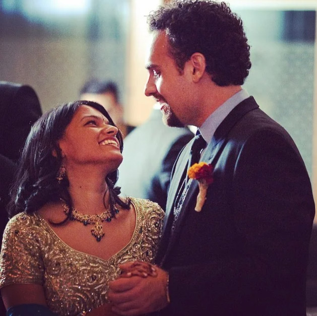 Художница Нидхи Чанани с мужем