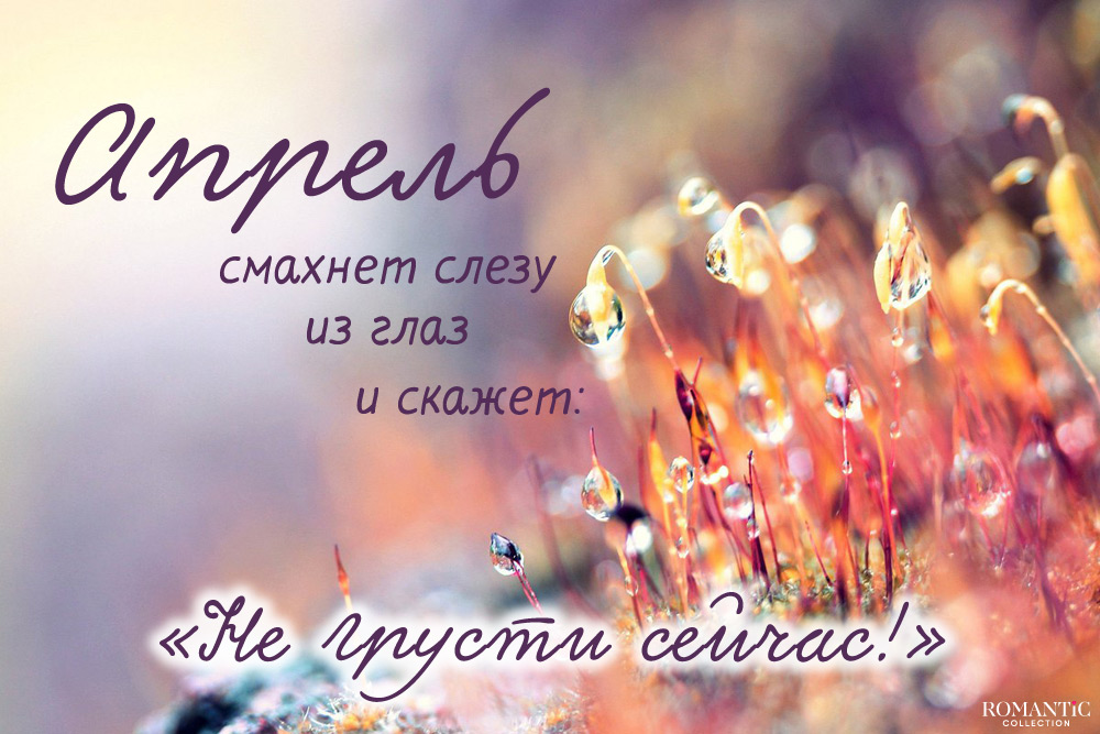 Грустные цитаты и статусы про апрель