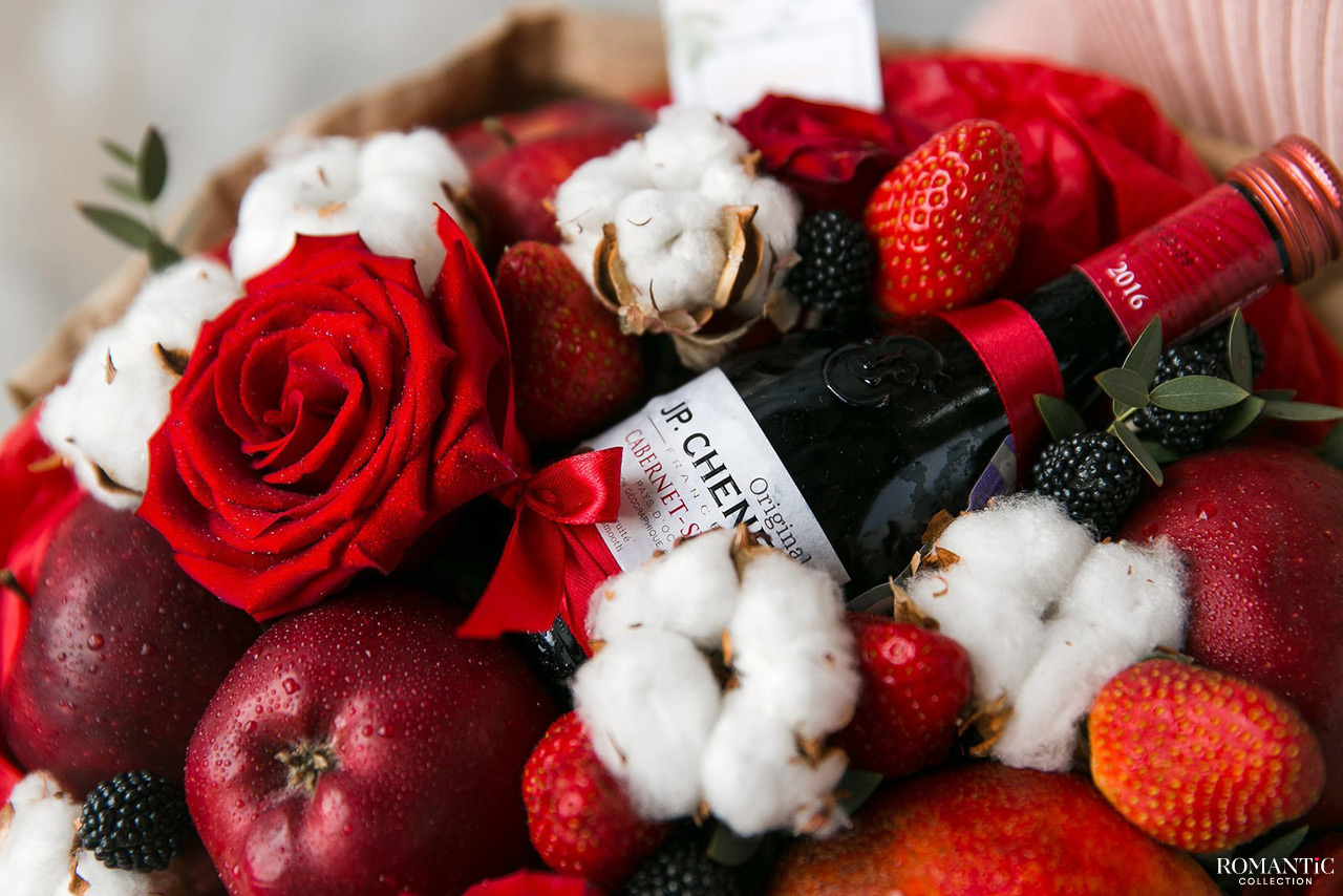 Преимущества съедобных букетов