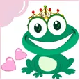 Нажми на лягушку, она превратится в принцессу!