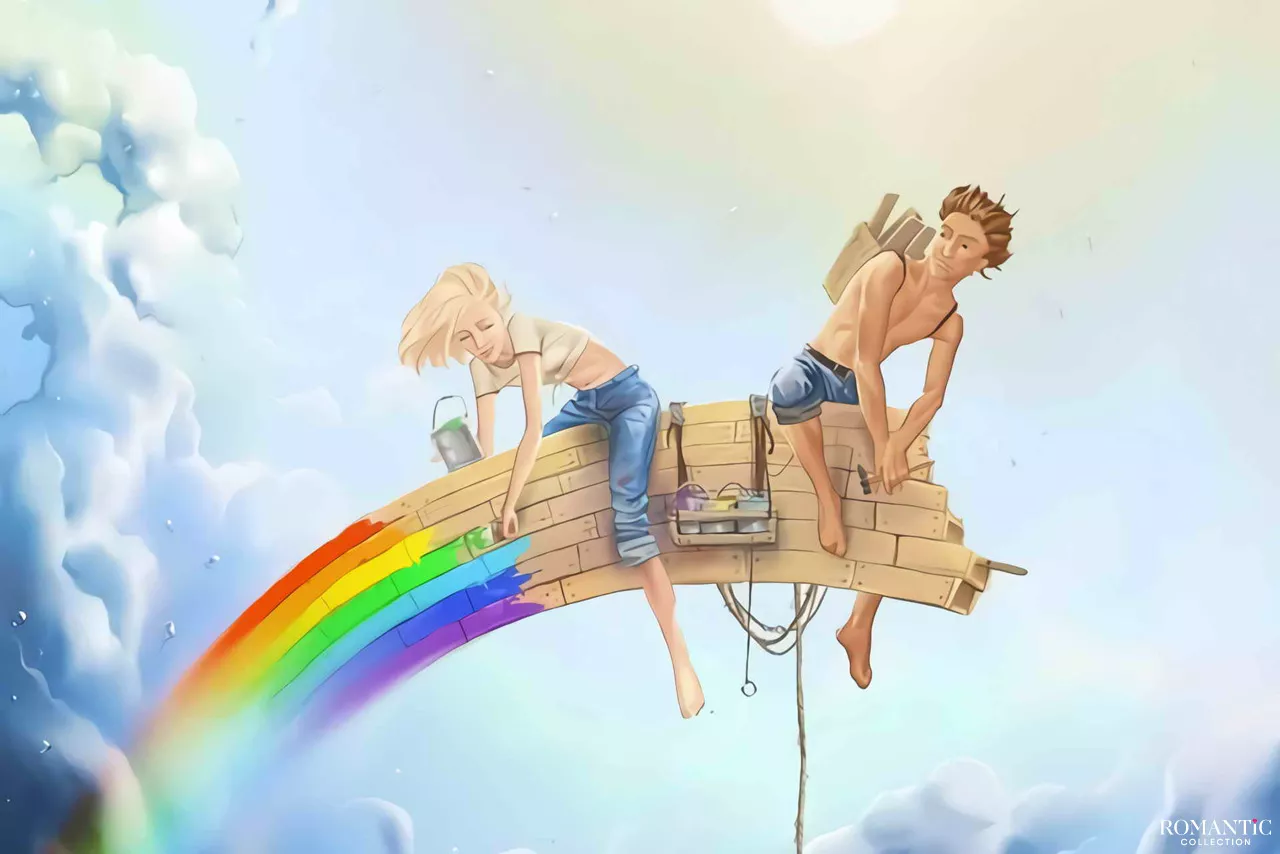 Человек в белых брюках