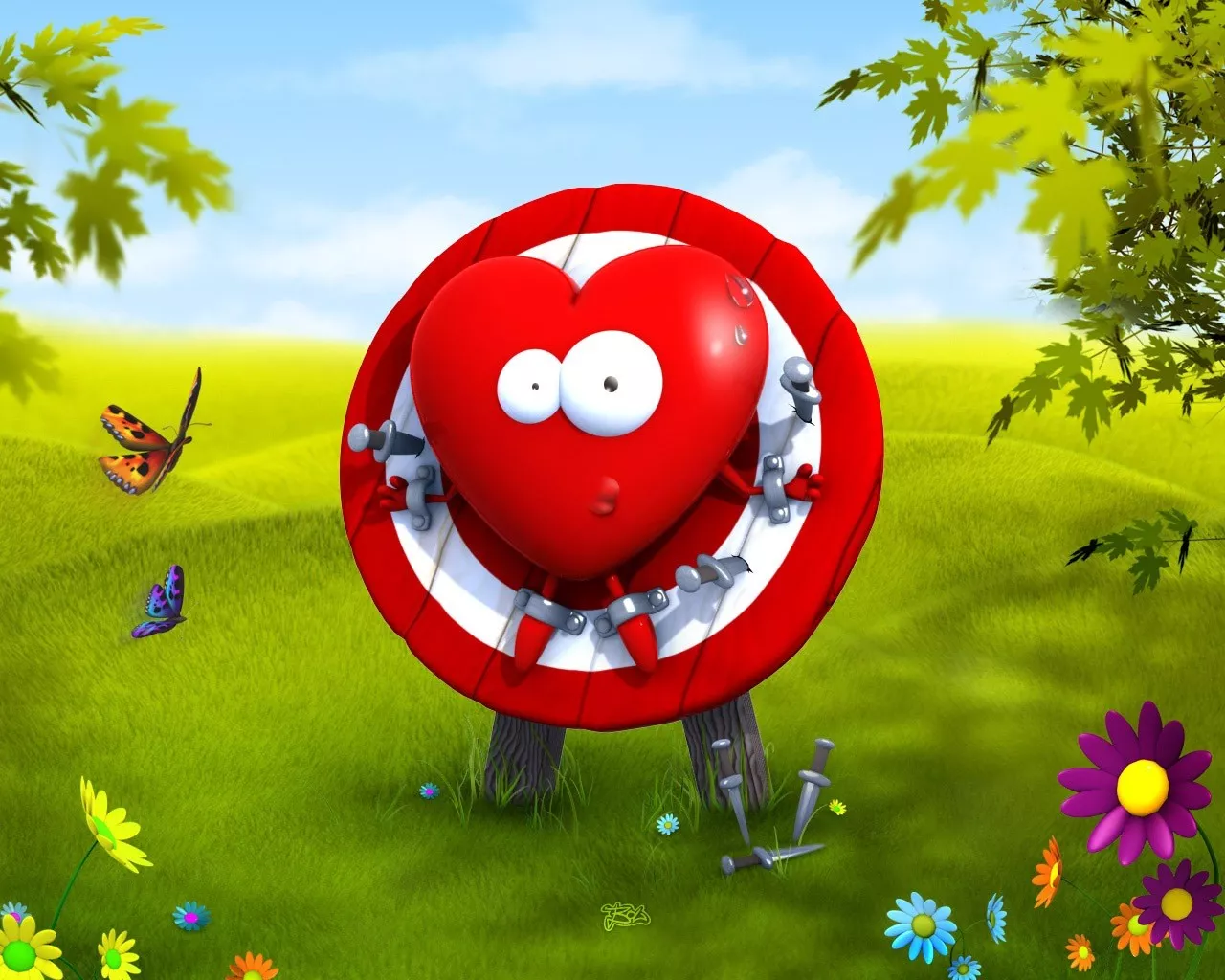 Сердце обои