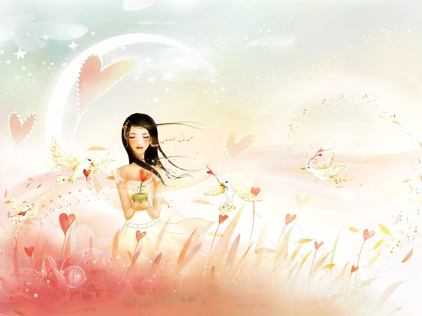 Романтические обои