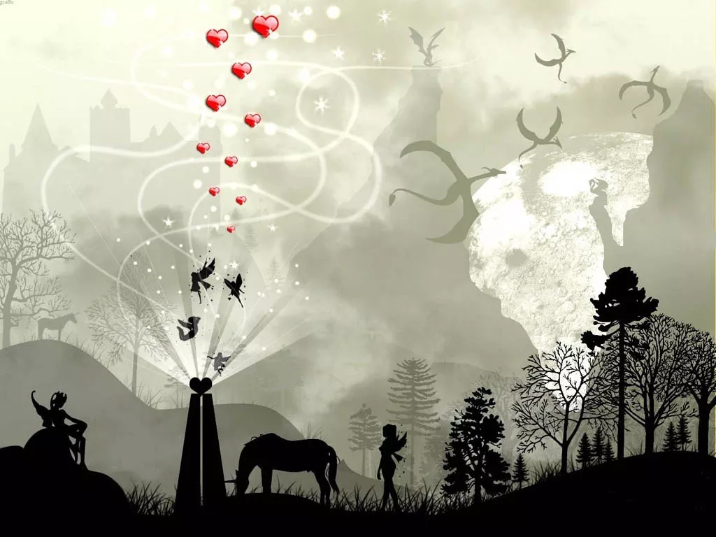 Романтические обои