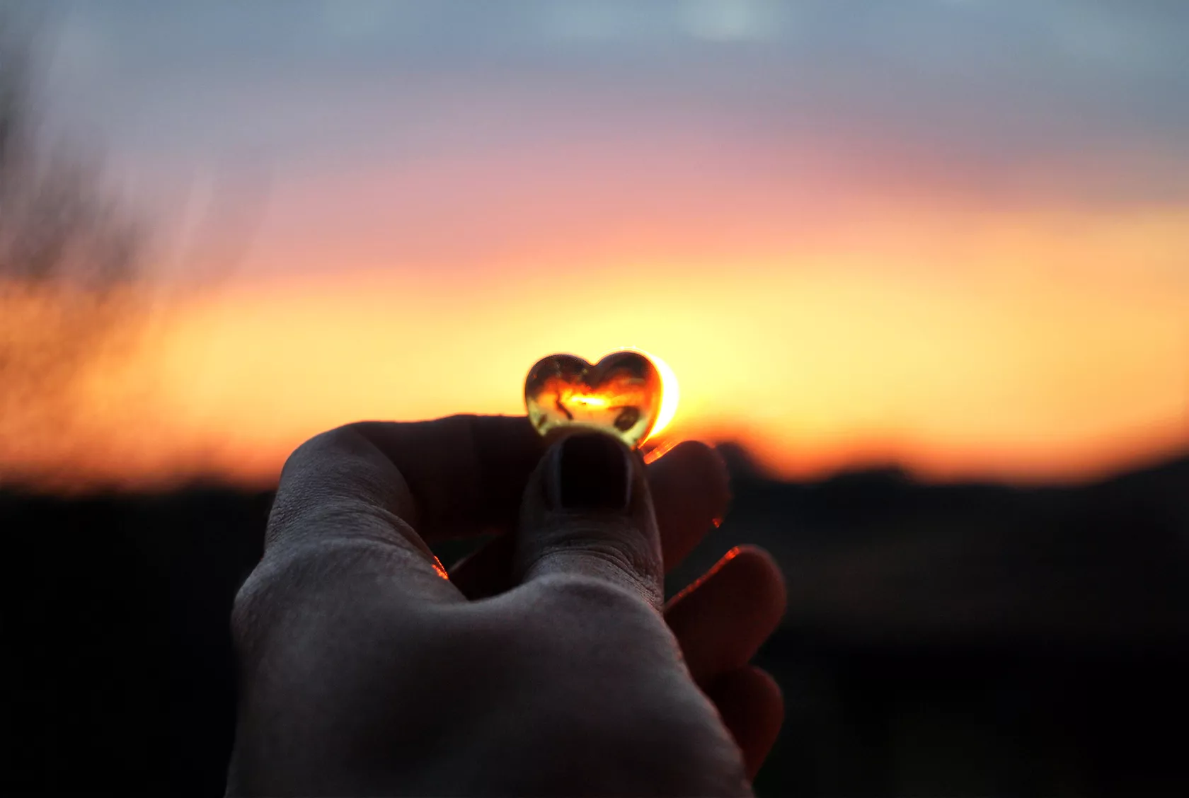 Сердце на закате