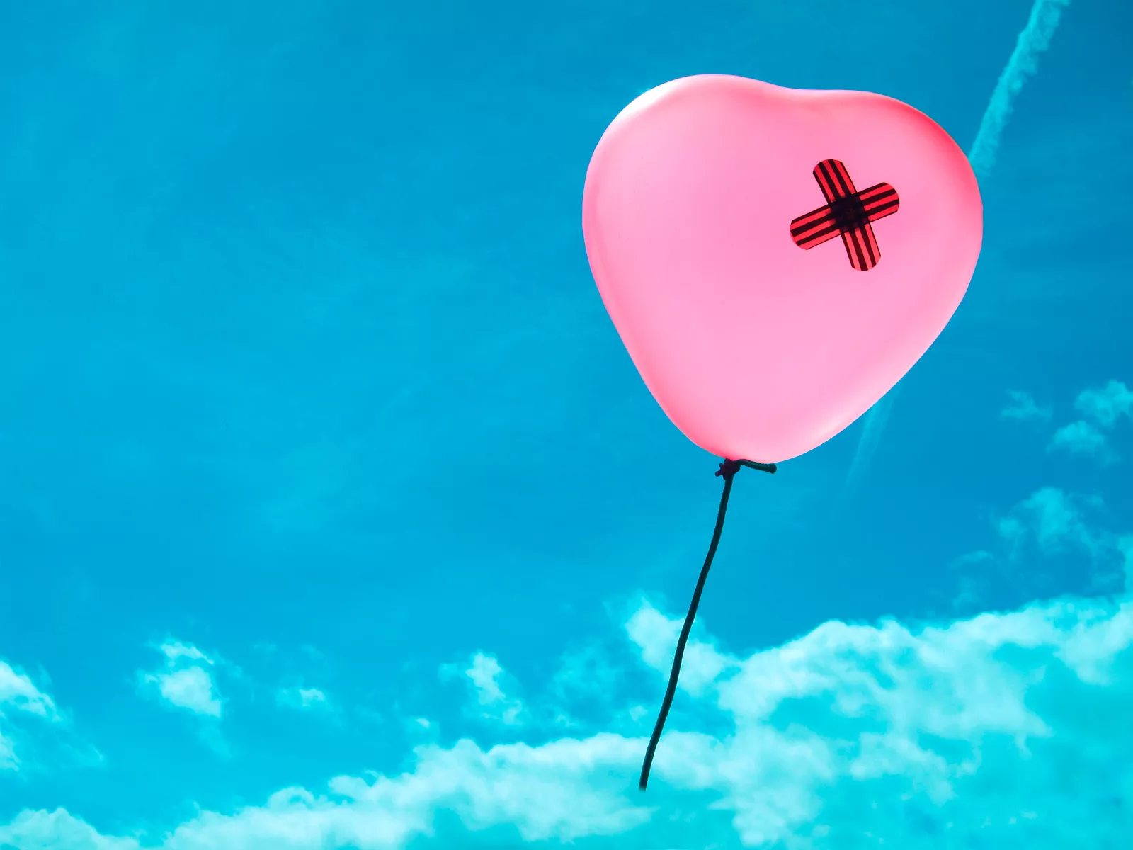 Сердечко воздушный шарик