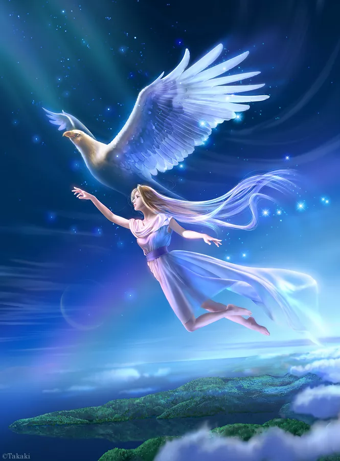 Синий ветер фэнтези Takaki