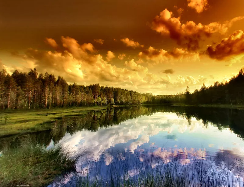 Зимние пейзажи Kari Liimatainen