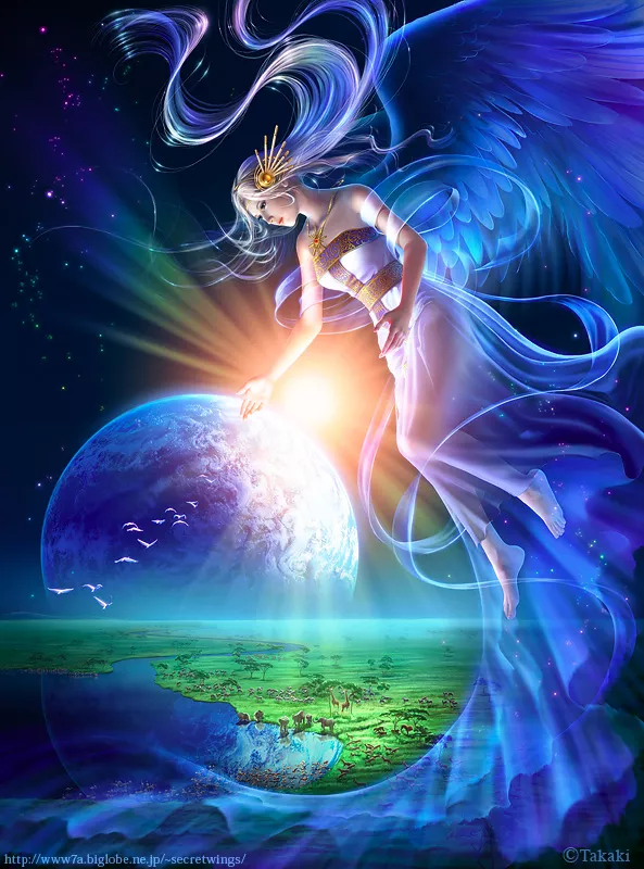 Синий ветер фэнтези Takaki