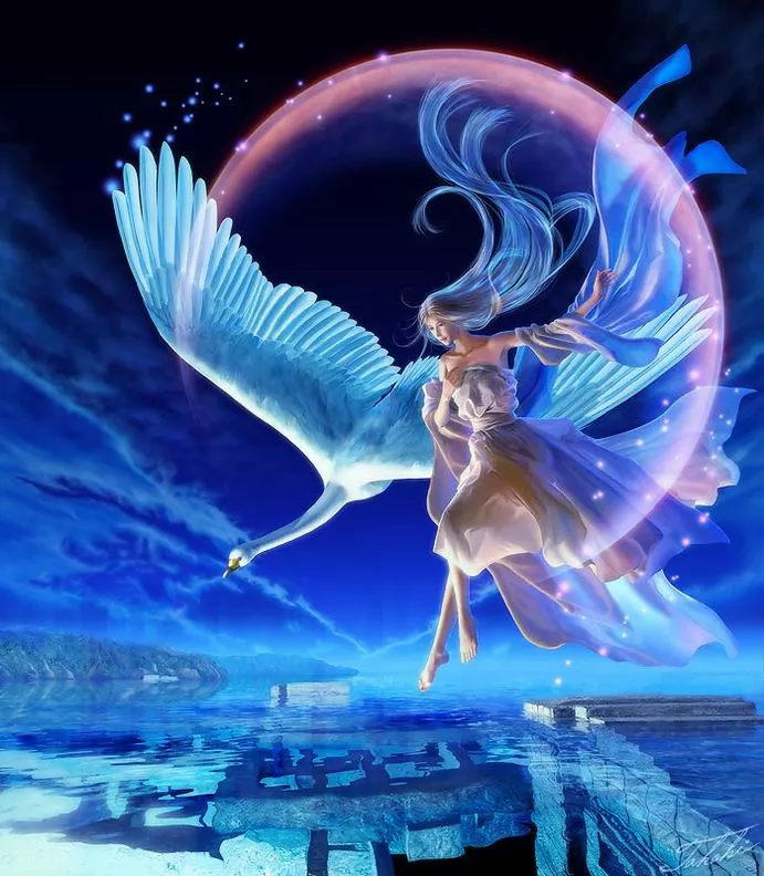 Синий ветер фэнтези Takaki