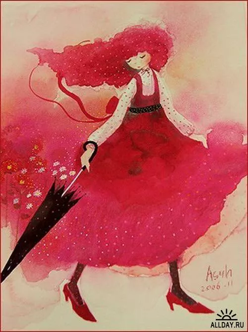 Акварели Кристиан Асух