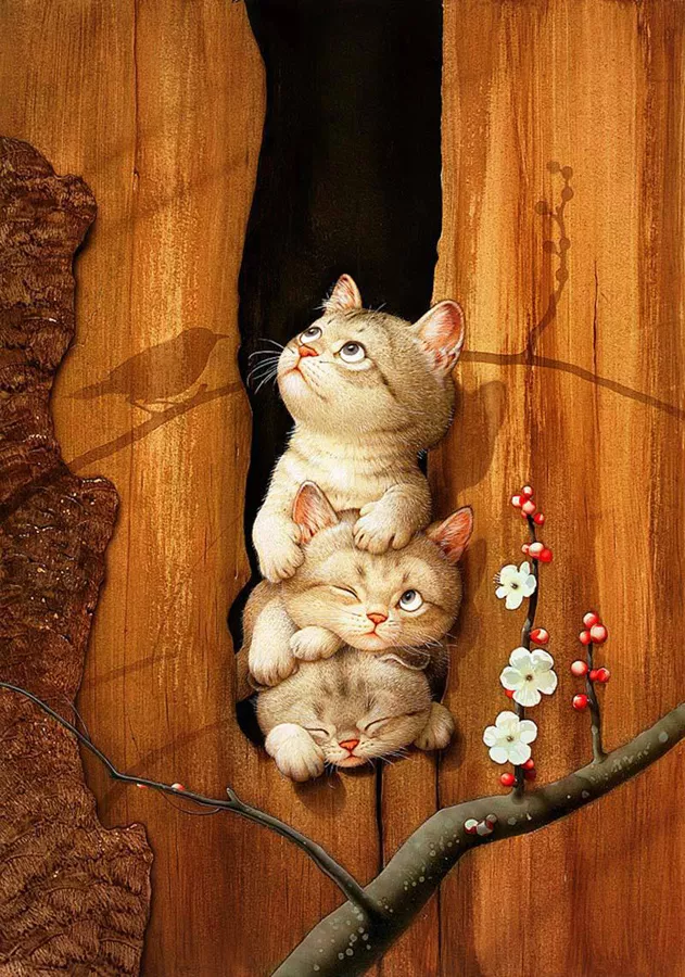 Плюшевая живопись Makoto Muramatsu