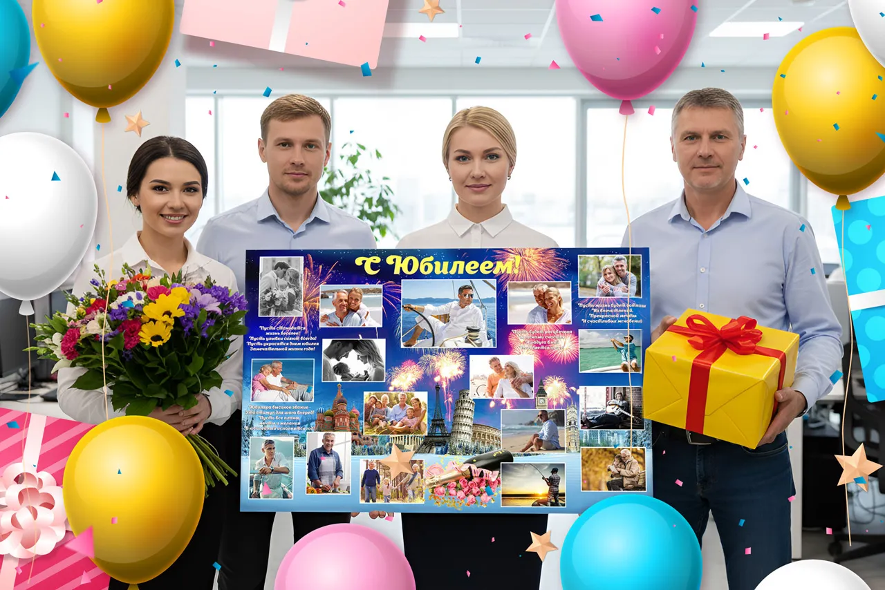 Стенгазета начальнику на день рождения