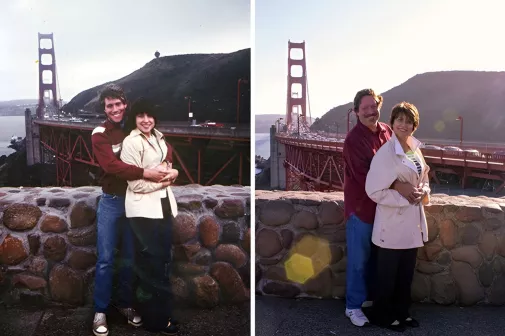 15 супружеских пар воссоздали старые фото и показали, что можно любить одного человека всю жизнь