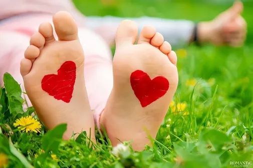 Сердце на ступнях