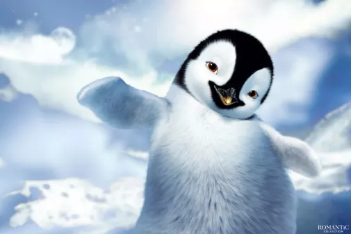 Пингвиненок и Цветок