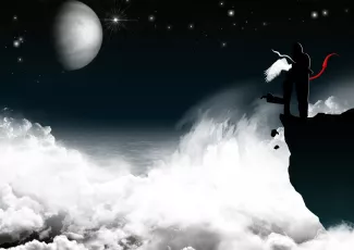 Обои о любви: Ангел и дьявол