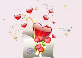 Обои о любви: Сердце обои