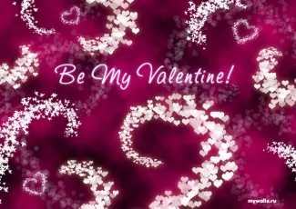 Обои о любви: Be My Valentine