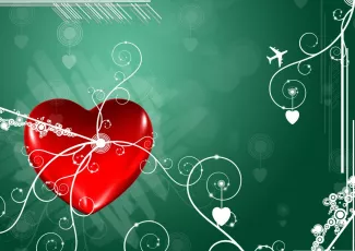 Обои о любви: Сердце обои