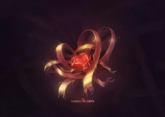 Обои о любви: Сердце обои