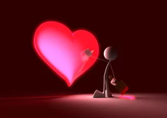 Обои о любви: Сердце обои