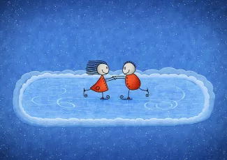 Обои о любви: Влюблённая пара