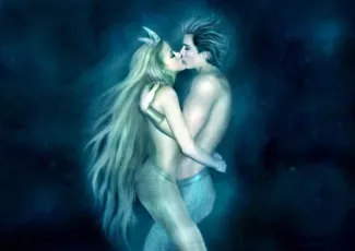 Обои о любви: Поцелуй обои